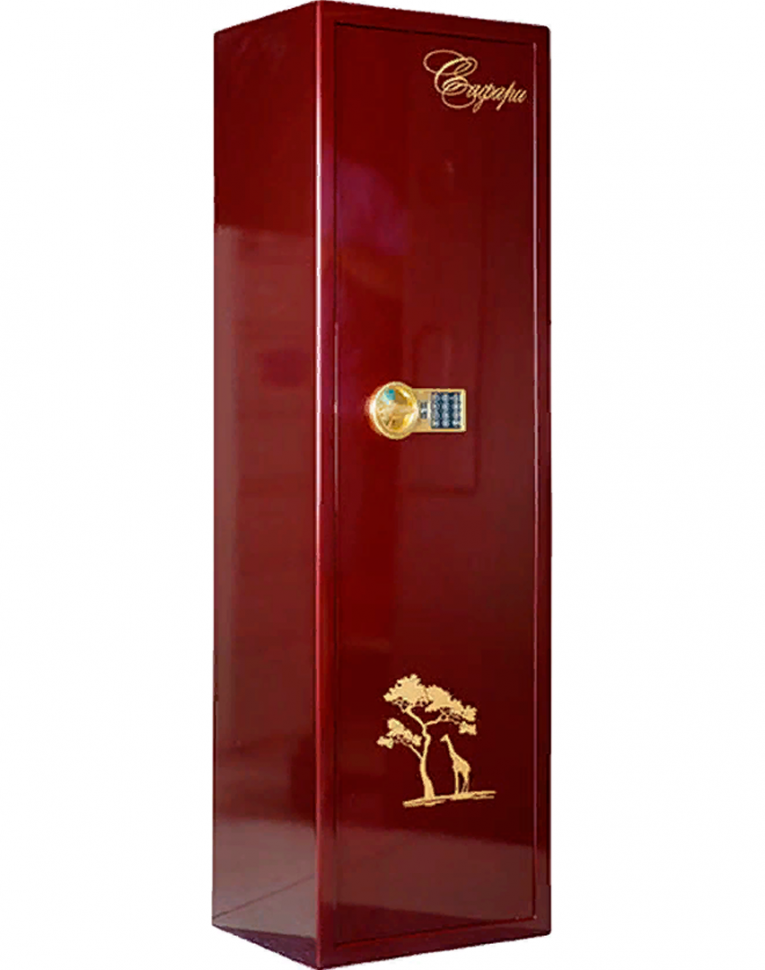 Эксклюзивный сейф Valberg Сафари EL GOLD (вишневый) купить в Москве