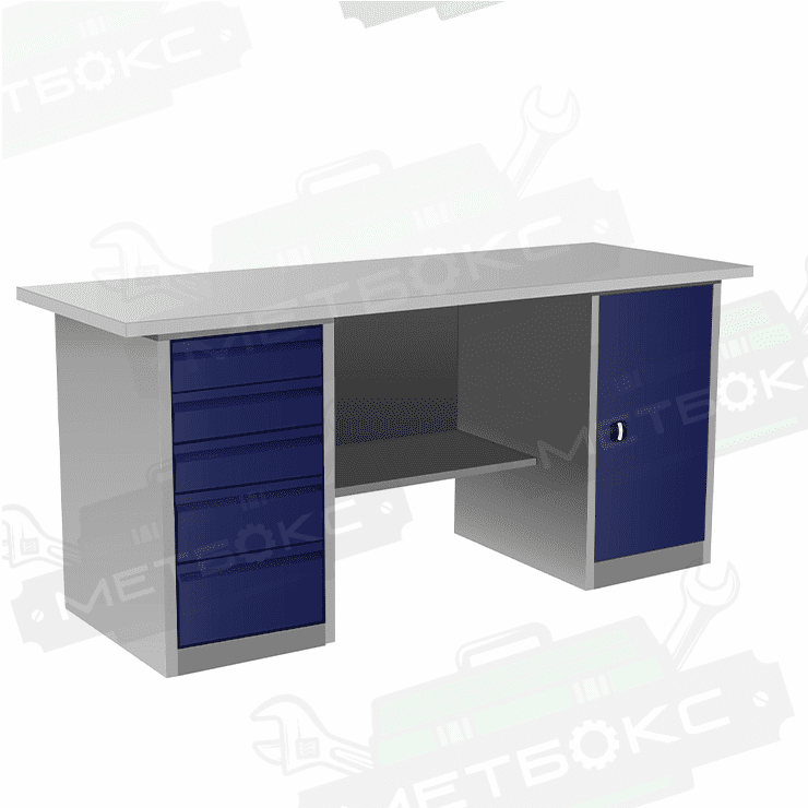 Верстак с тумбой и драйвером ВП-4Т/1,6 купить в Москве