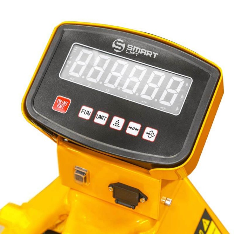 Гидравлическая тележка с весами BFC25 (г/п 2500 кг, вилы 1150x570 мм, RDP) SMARTLIFT (SMART) купить в Москве Гидравлическая тележка с весами BFC25 (г/п 2500 кг, вилы 1150x570 мм, RDP) SMARTLIFT (SMART) купить в Москве