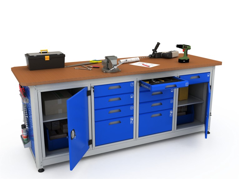 Верстак четырехтумбовый COMBAT 41452.2340 купить в Москве Верстак четырехтумбовый COMBAT 41452.2340 купить в Москве