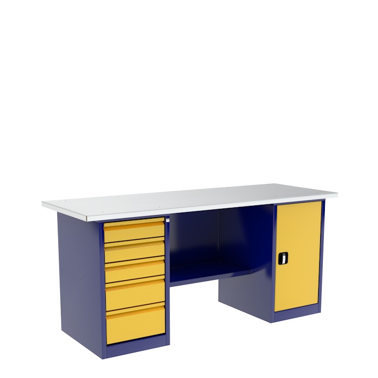 Верстак с тумбой и драйвером ВП-4Т/1,9 купить в Москве