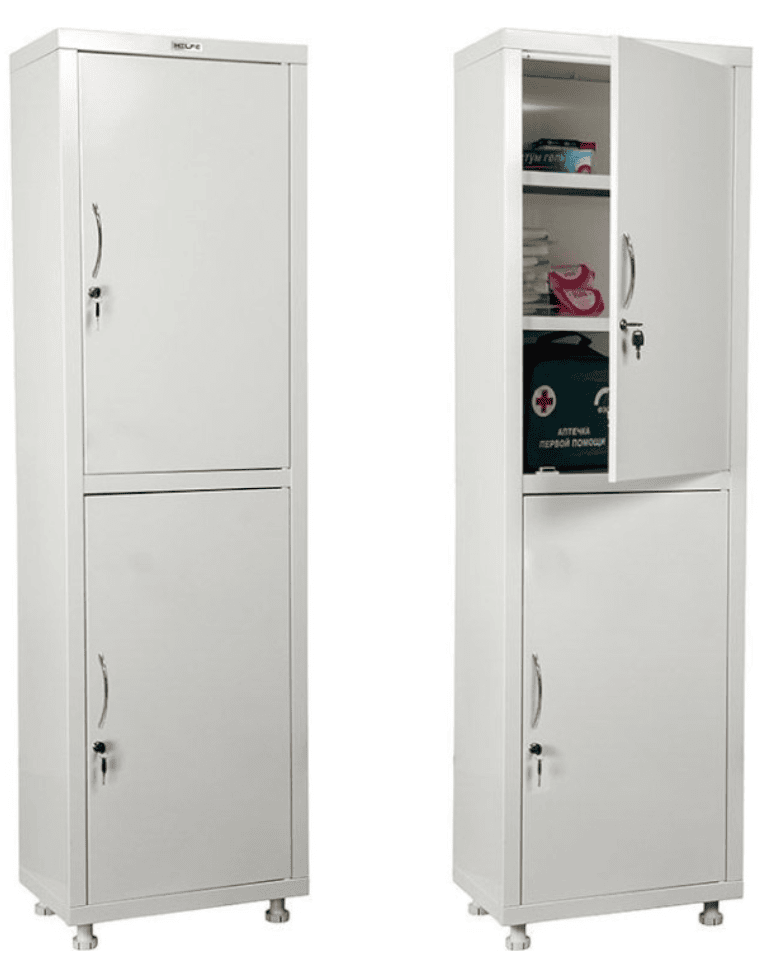 Медицинский шкаф HILFE МД 1 1650/SS купить в Москве
