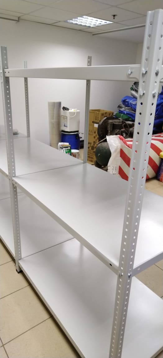 Стеллаж металлический Титан МС-500 1500х1000х600 3 полки купить в Москве Стеллаж металлический Титан МС-500 1500х1000х600 3 полки купить в Москве