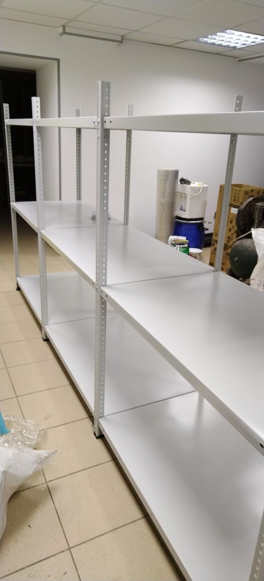 Стеллаж металлический Титан МС-500 1500х1000х600 3 полки купить в Москве Стеллаж металлический Титан МС-500 1500х1000х600 3 полки купить в Москве