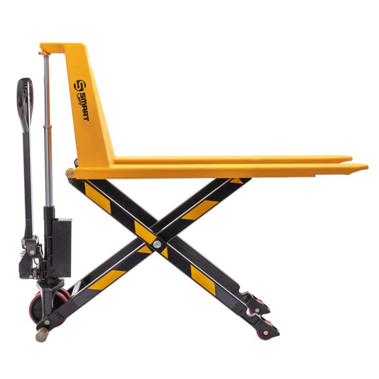 Гидравлическая тележка (рохля) SD-HL (HLT10, г/п 1000 кг, вилы 1150x550 мм, высокоподъемная 800 мм) SMARTLIFT (SMART) купить в Москве