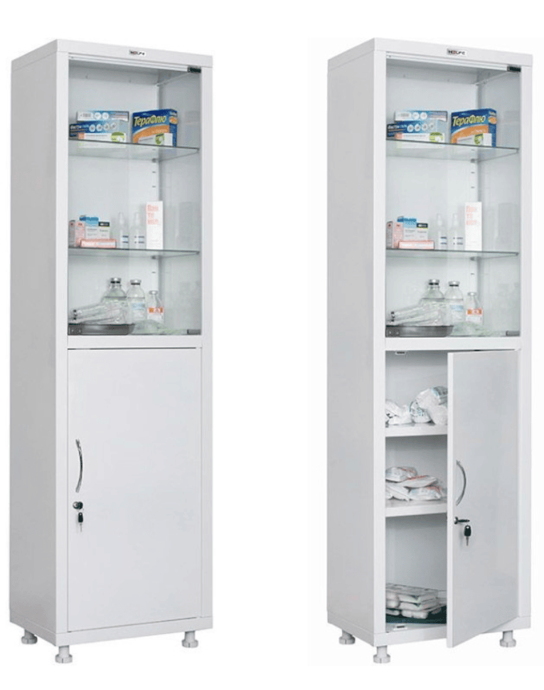 Медицинский шкаф HILFE МД 1 1657/SG купить в Москве