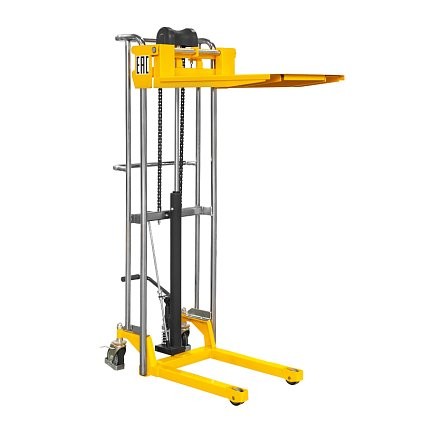 Ручной гидравлический штабелер SDDJS1500 (400 кг; 1,5 м; с вилами и площадкой) SMARTLIFT (SMART) купить в Москве