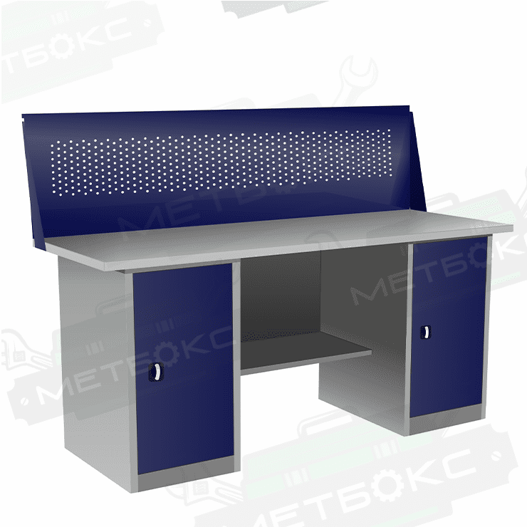 Верстак двухтумбовый ВП-5/1,9 с экраном купить в Москве