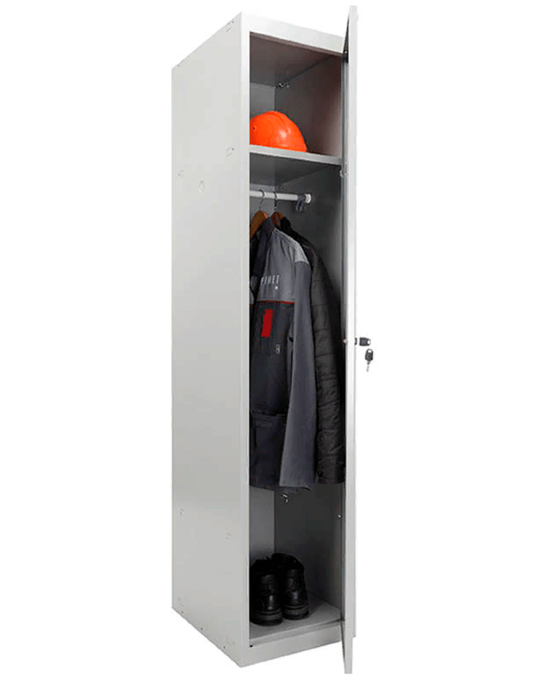 Шкаф для раздевалок усиленный ML-11-40 базовый модуль купить в Москве