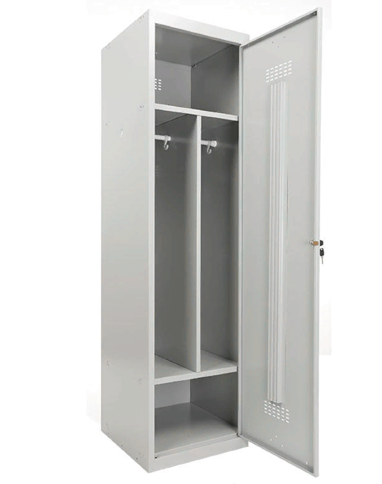 Шкаф для раздевалок усиленный ML-11-50D базовый модуль купить в Москве