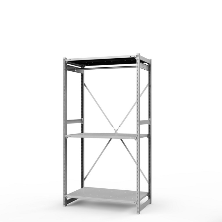 Стеллаж металлический ТСУ Универсал, 2000х1060х500 мм.Штанги: 1шт. Полки: металл усил. перф. 3 шт. купить в Москве