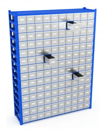 Система хранения с выдвижными ящиками BOXES M 2000.1500.400.M140 Система хранения с выдвижными ящиками BOXES M 2000.1500.400.M140