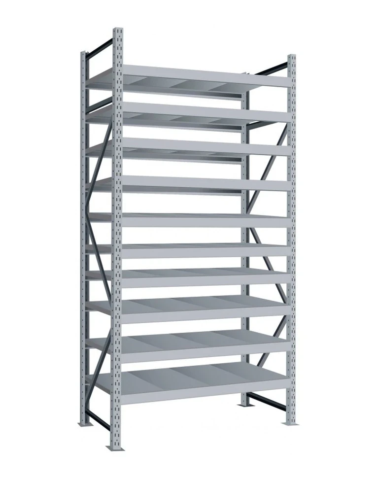 Стеллаж грузовой Диком СТ-051 3500х1800х650 с 10 ярусами, основное фото Стеллаж грузовой Диком СТ-051 3500х1800х650 с 10 ярусами, основное фото