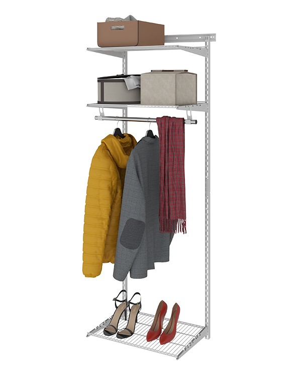 Гардеробная система Практик Home Basic G60 белая купить в Москве