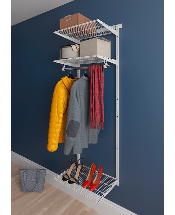 Гардеробная система Практик Home Basic G60 белая купить в Москве