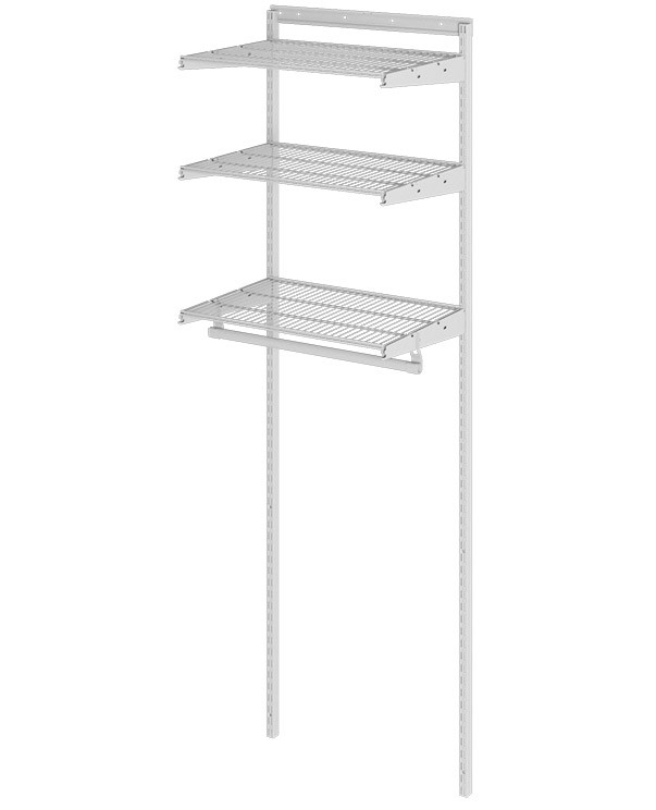 Гардеробная система Практик Home Basic G60 белая купить в Москве