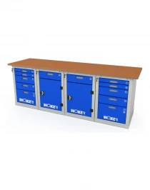 Верстак четырехтумбовый WOKER PRO 45225.2400