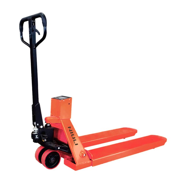 Гидравлическая рохля с весами CBY-I 2000 PDP (г/п 2000 кг, вилы 1150x550 мм) NIULI купить в Москве Гидравлическая рохля с весами CBY-I 2000 PDP (г/п 2000 кг, вилы 1150x550 мм) NIULI купить в Москве