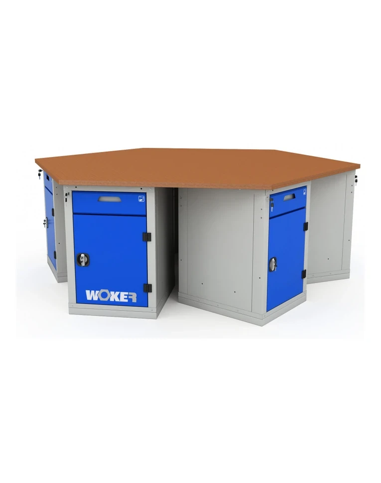 Верстак шеститумбовый WOKER PRO 6002.2500 купить в Москве Верстак шеститумбовый WOKER PRO 6002.2500 купить в Москве