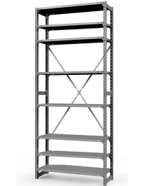 Стеллаж ТСУ 2000x1500x600 8 полок (300 кг, металл) Стеллаж ТСУ 2000x1500x600 8 полок (300 кг, металл)