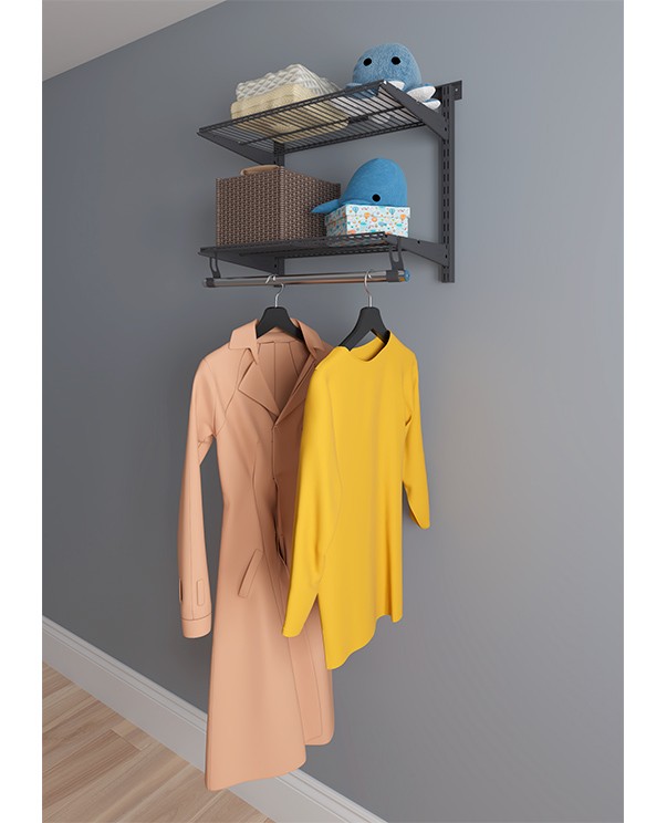 Гардеробная система Практик Home Basic G60S графит купить в Москве