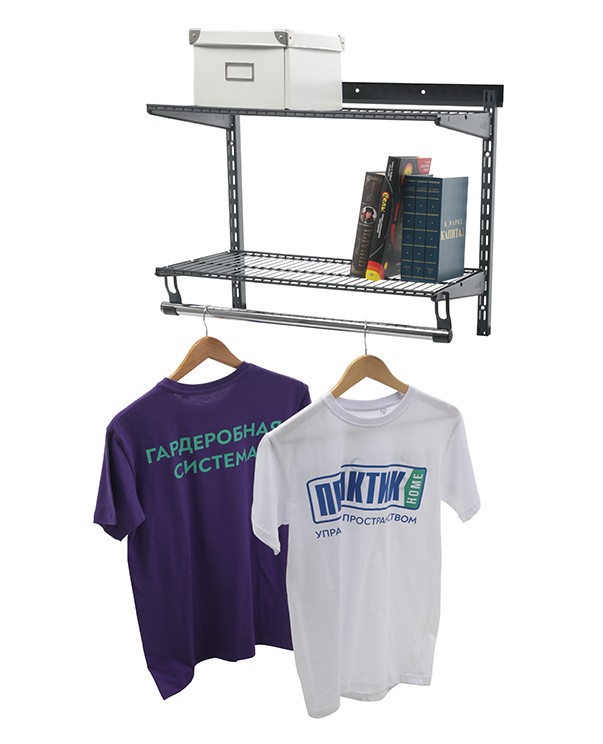 Гардеробная система Практик Home Basic G60S графит купить в Москве