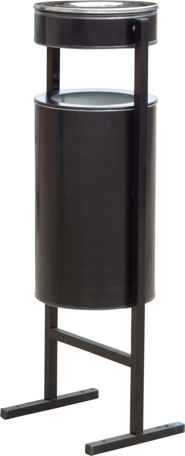 Урна уличная с пепельницей 36 литров черный купить в Москве Урна уличная с пепельницей 36 литров черный купить в Москве