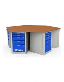 Верстак шеститумбовый WOKER PRO 6005.2500