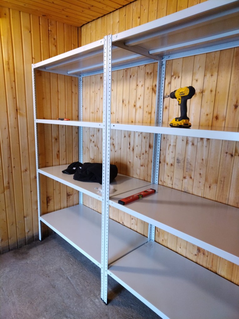 Стеллаж металлический 1800х1000х600 4 полки Стеллаж металлический 1800х1000х600 4 полки