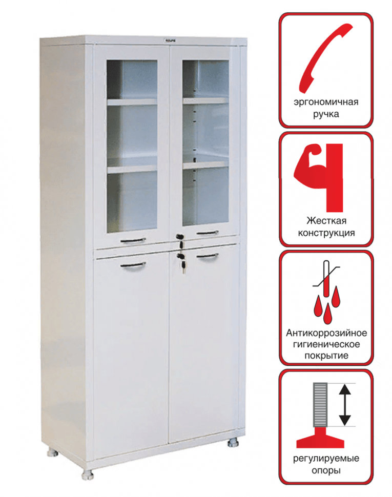 Медицинский шкаф HILFE МД 2 1780 R купить в Москве