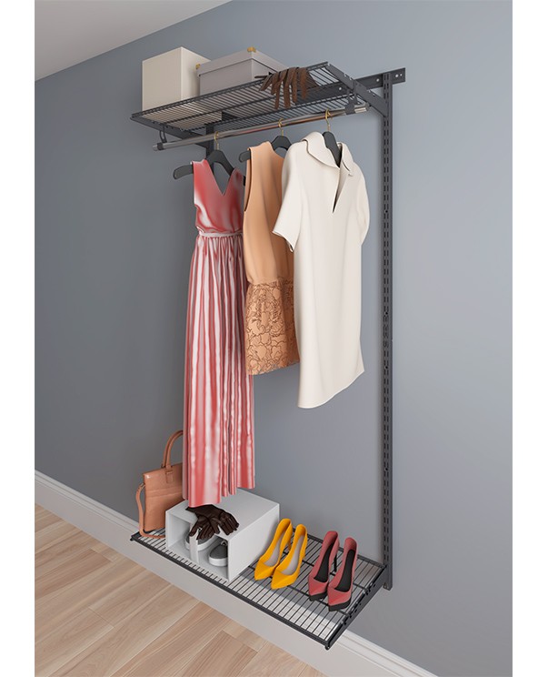 Гардеробная система Практик Home Basic G90 графит купить в Москве