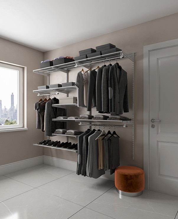 Гардеробная система Практик Home Max G210 графит купить в Москве