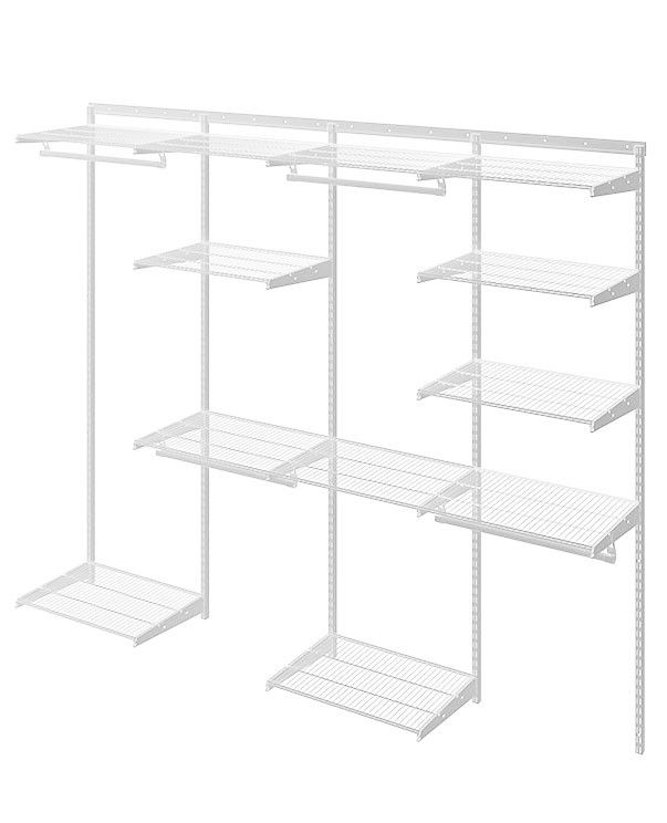 Гардеробная система Практик Home Max G240 белая купить в Москве