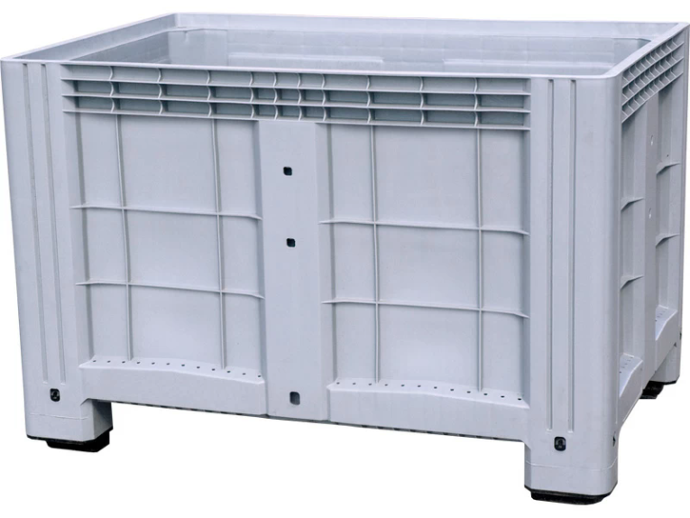 Контейнер 1200х800х800 сплошной, на ножках серый купить в Москве Контейнер 1200х800х800 сплошной, на ножках серый купить в Москве