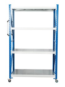 Стеллаж мобильный БиКом СТ-4 250x90x80 4 полки