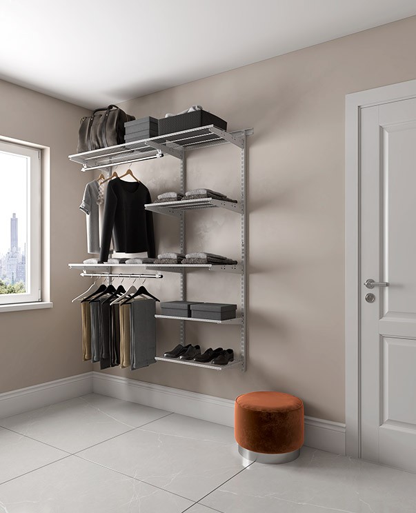 Гардеробная система Практик Home Optima G150 графит купить в Москве Гардеробная система Практик Home Optima G150 графит купить в Москве