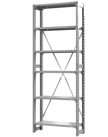 Стеллаж ТСУ 3500x700x600 6 полок (150 кг, металл) купить в Москве