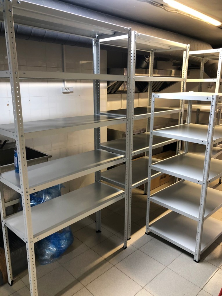 Стеллаж металлический Титан МС-500 1800х1000х300 5 полок купить в Москве