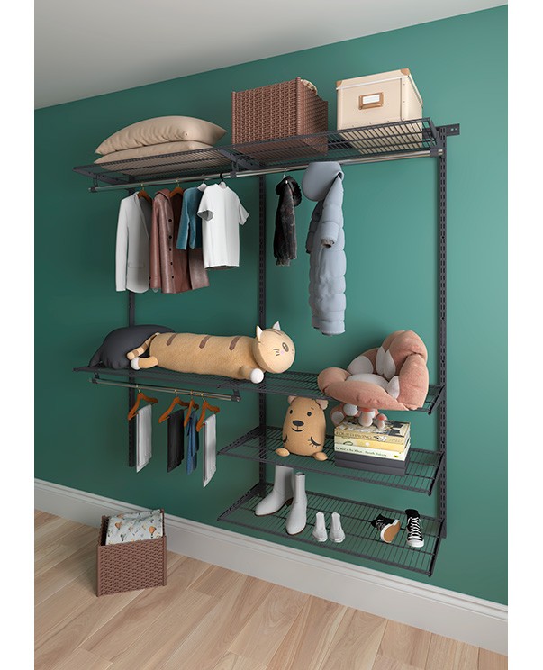 Гардеробная система Практик Home Optima G180 графит купить в Москве Гардеробная система Практик Home Optima G180 графит купить в Москве