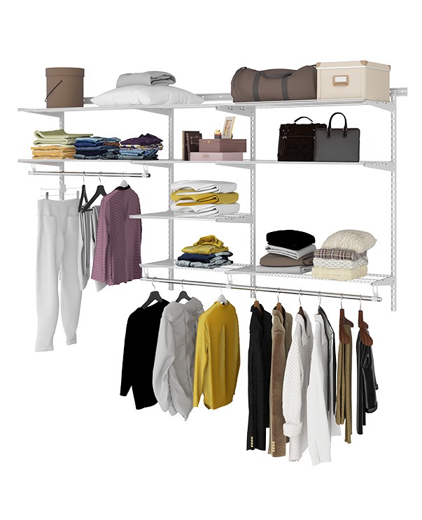 Гардеробная система Практик Home Optima G240 белая купить в Москве