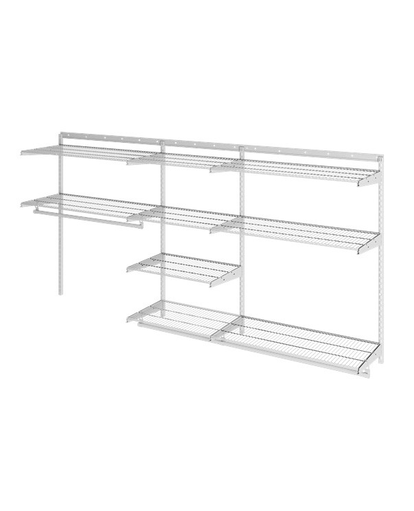 Гардеробная система Практик Home Optima G240 белая купить в Москве