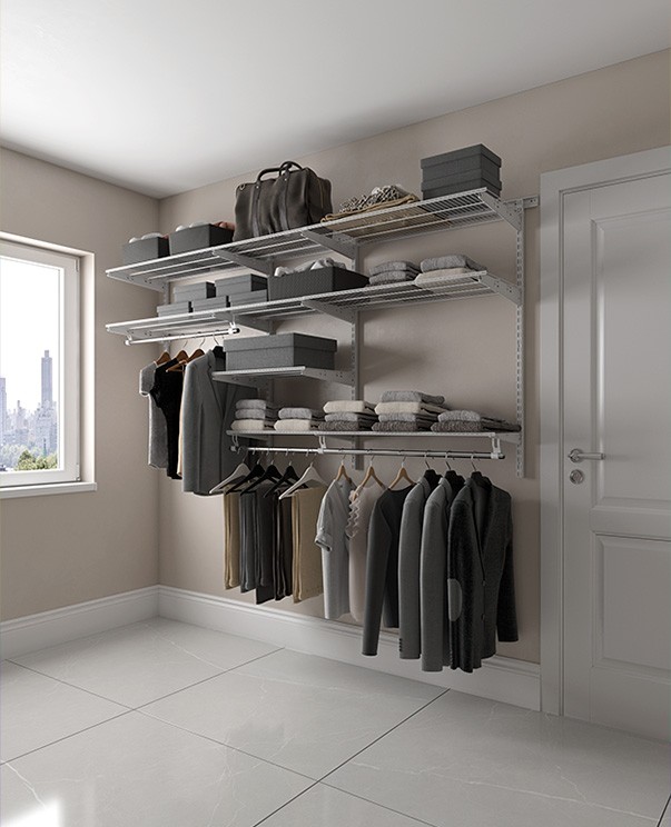 Гардеробная система Практик Home Optima G240 белая купить в Москве