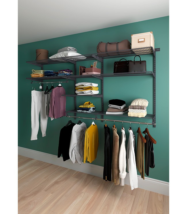 Гардеробная система Практик Home Optima G240 графит купить в Москве Гардеробная система Практик Home Optima G240 графит купить в Москве