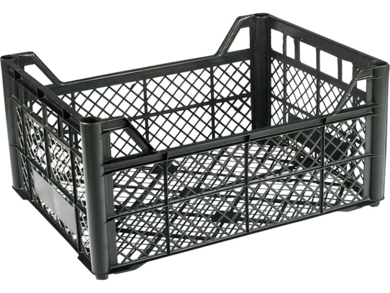 Ящик 400х300х185 сетка ромб чёрный купить в Москве Ящик 400х300х185 сетка ромб чёрный купить в Москве
