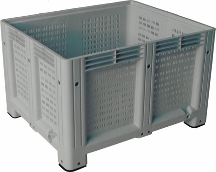 Big Box 1200x1000x580 мм перфорированный на ножках серый купить в Москве