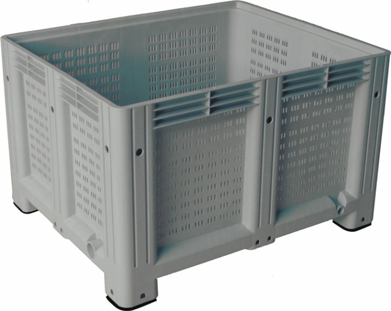 Big Box 1200x1000x580 мм перфорированный на ножках серый купить в Москве