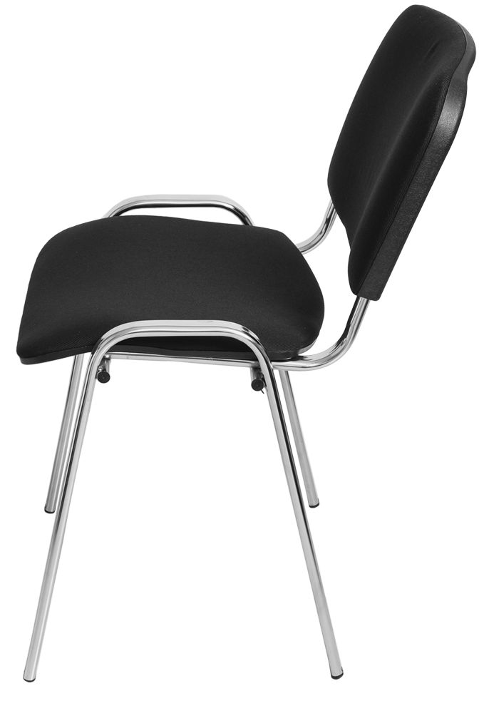 Стул Изо (черная ткань, хром) купить в Москве