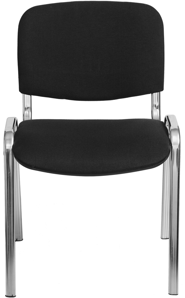 Стул Изо (черная ткань, хром) купить в Москве