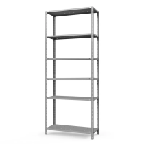 Стеллаж ТС Лайт с перф. полками 1000х700х500 6 полок