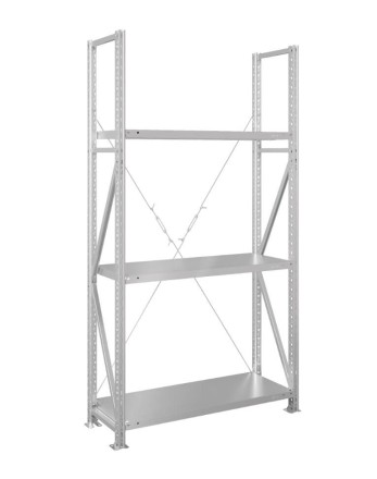 Стеллаж MS U 3000x1200x500 3 полки (400 кг, металл) купить в Москве